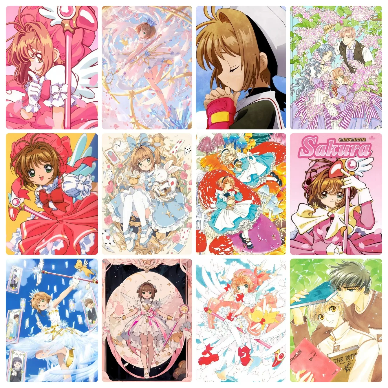 Photo Mosaic Print - Peinture Diamant Cardcaptor Sakura Anime Kawaii