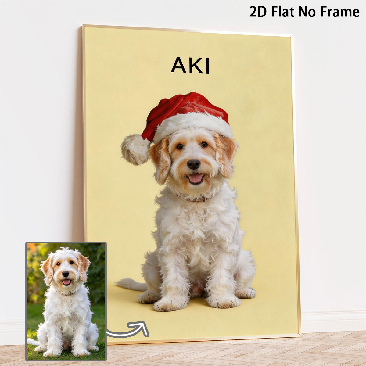 Pet Portrait Custom - Affiches personnalisées pour animaux de compagnie,