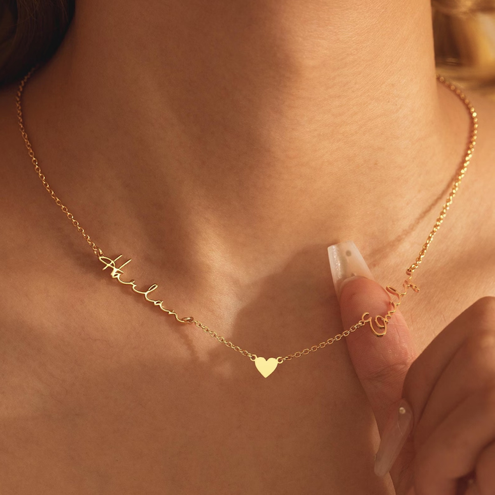 Lemegeton – collier avec nom p - Birth Flower Necklace avis et prix