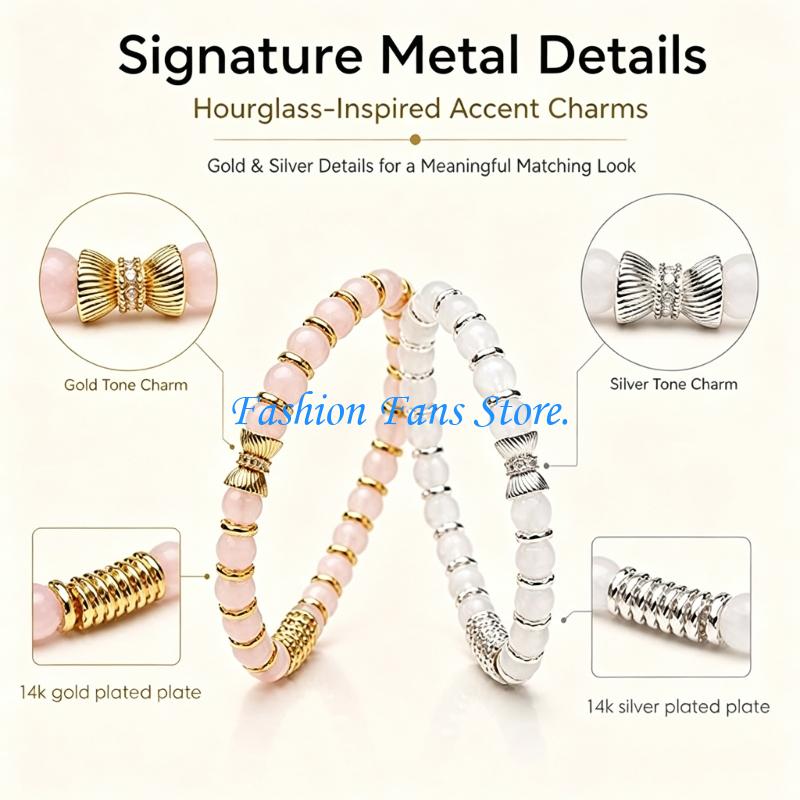 Bracelet perles rondes serti p - Coordinates Bracelet avis et prix
