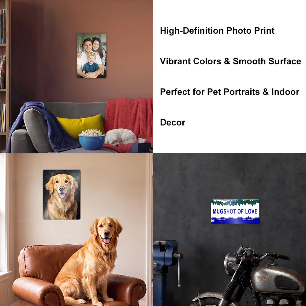 Plaque Aluminium Personnalisée - Pet Portrait Custom avis et prix