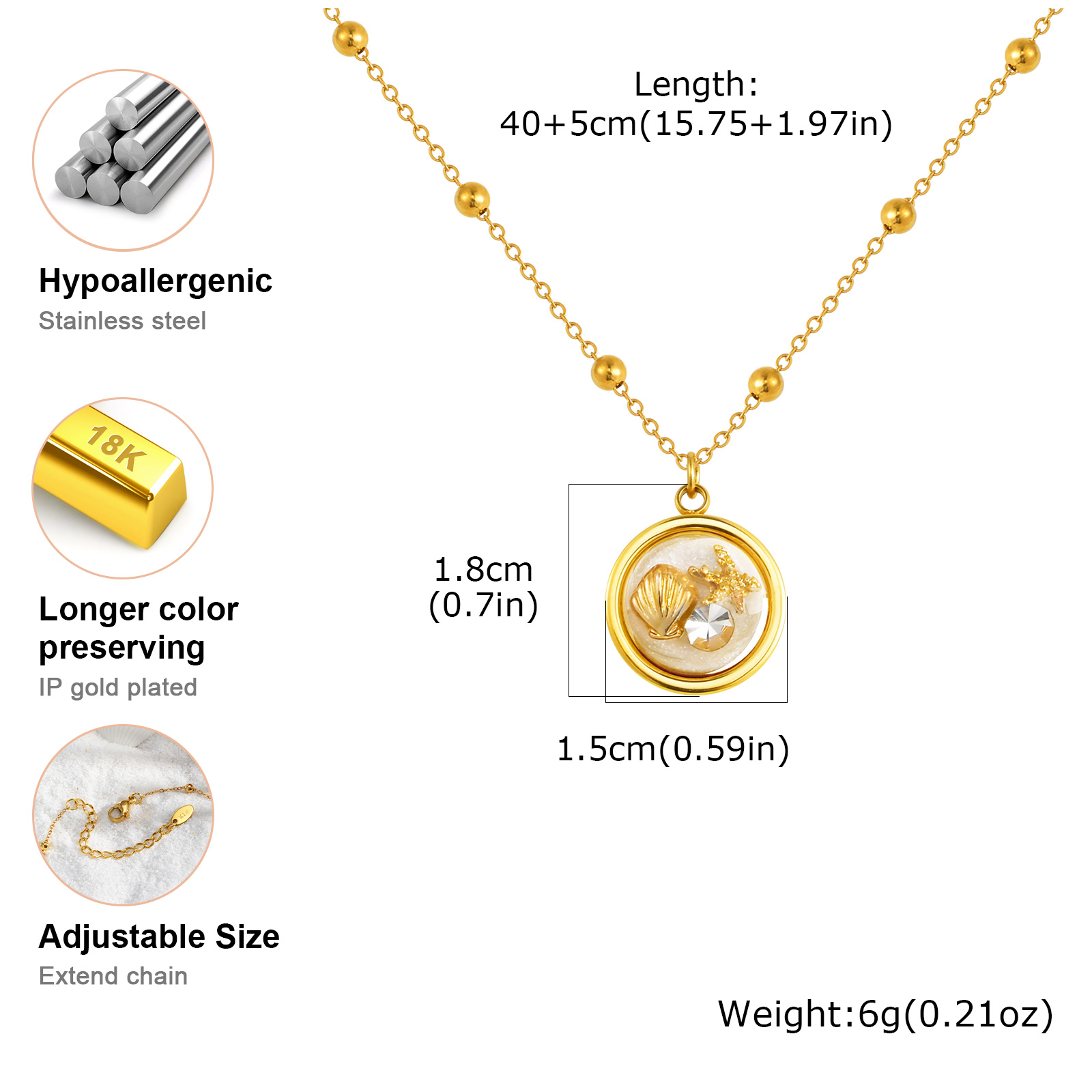 Collier rond pour femmes avec  - Birth Flower Necklace avis et prix