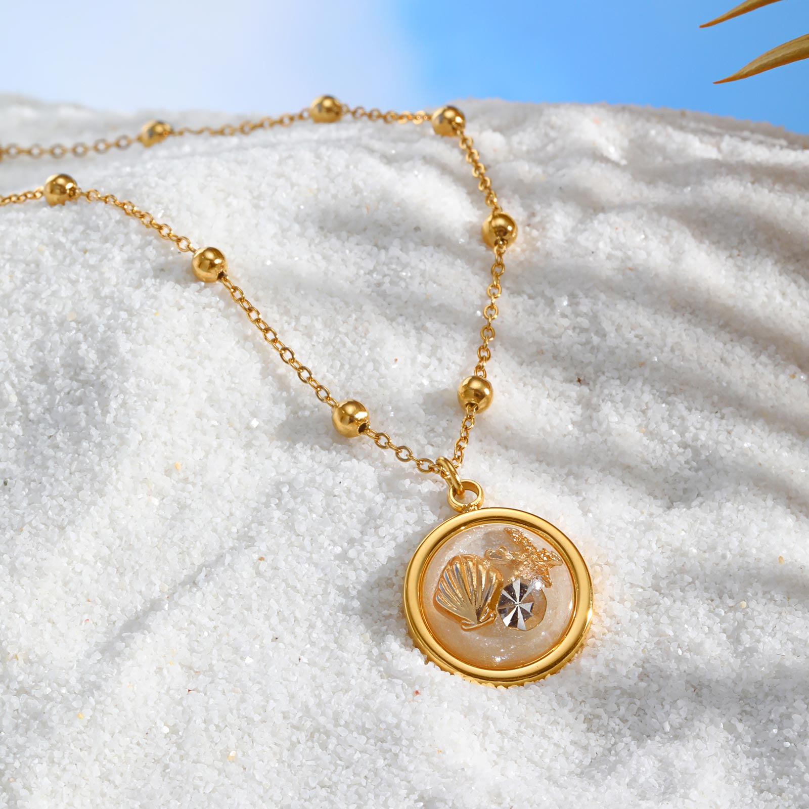Collier rond pour femmes avec  - Birth Flower Necklace avis et prix