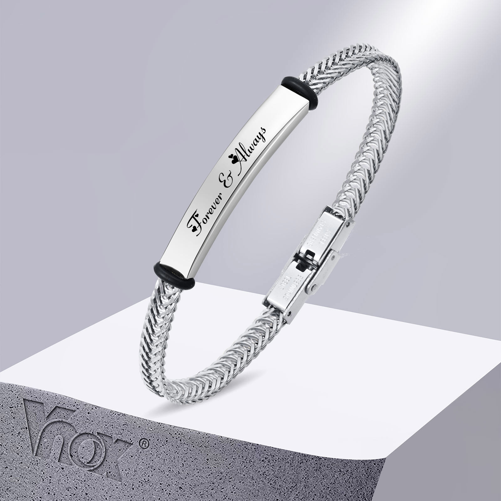 Vnox Bracelets personnalisés p - Coordinates Bracelet avis et prix
