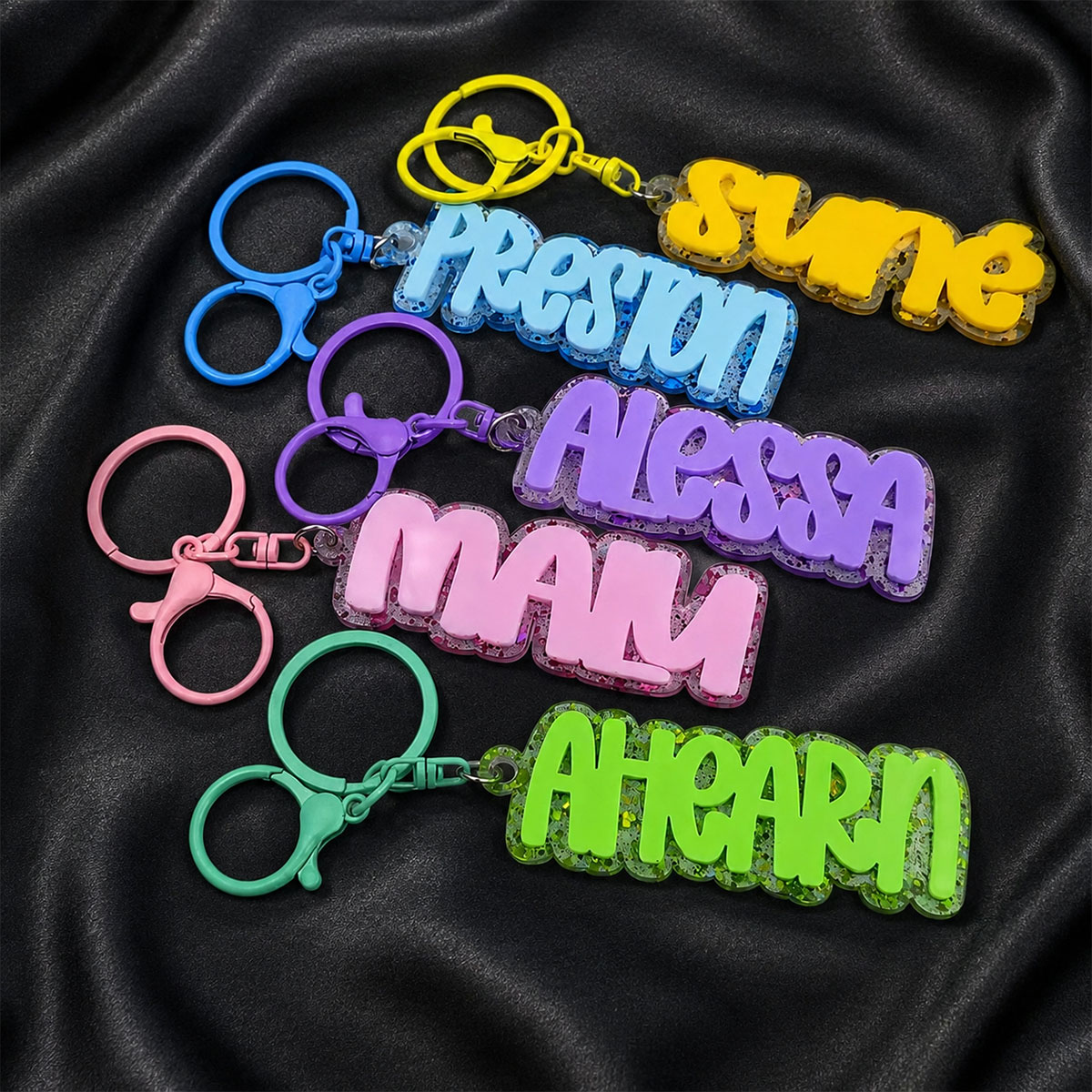 Porte-clés personnalisé en acr - Initial Ring Custom avis et prix